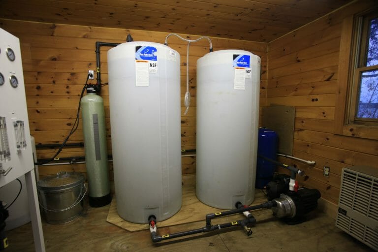image of a successful water tank installation
