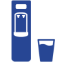 bottleless water dispenser icon